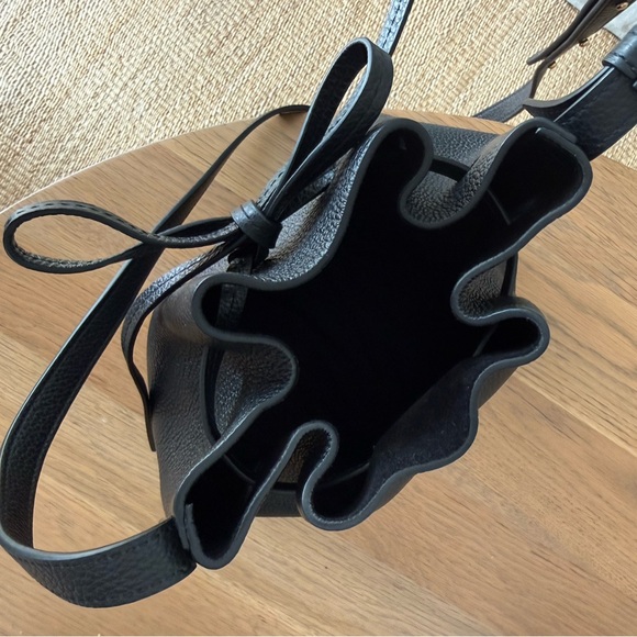 Mansur Gavriel Black Leather Mini Bucket Bag (NWOT) - Picture 6 of 8